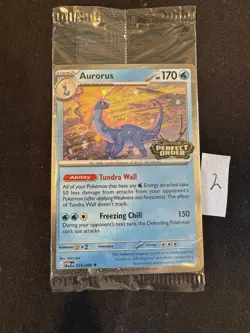 Aurorus (Perfect Order Stamped) 024/088 Promo Card Holo Sealed - Image 1