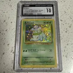 CGC 10 Bulbasaur 001/034 Trading Card Game Classic Holo - Image 1