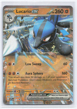 Lucario ex Holofoil Promo SV: Scarlet & Violet Promo Cards 017 NM - Image 1