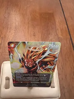 Dragon Ball TCG Promo Card Son Goku Foil FP-077 Fusion World - Image 2