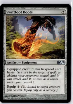 Swiftfoot Boots Core Set 2012 (M12) Regular NM U 219/249 - Image 1