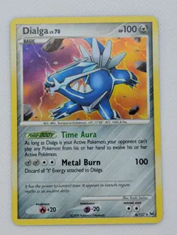 Dialga 6/127 Platinum Holo Rare Pokemon Card LP - Image 1