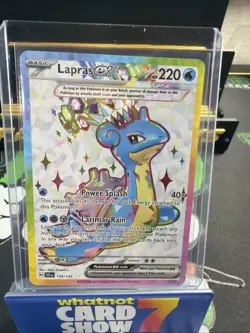 Pokemon TCG Lapras EX 158/142 Full Art Holo Stellar Crown Near Mint - Image 1