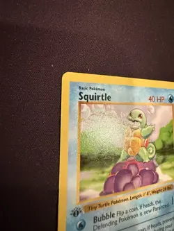 Pokemon TCG Squirtle #63/102 Base Set 1st Edition Shadowless Card NM Condition - Image 3