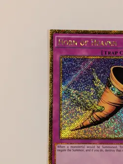 Yugioh TCG -1x Horn of Heaven - PGL3-EN034 - NM/LP - Gold Secret Rare - 2016 - Image 5