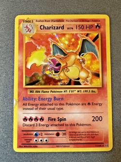 Pokemon TCG 2016 Charizard 11/108 Holo Rare XY Evolutions DMG - Image 4
