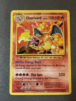 Pokemon TCG 2016 Charizard 11/108 Holo Rare XY Evolutions DMG - Image 5