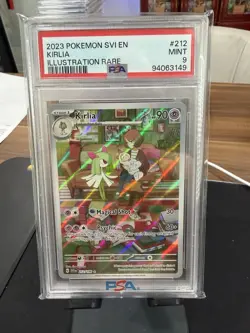 Pokemon TCG PSA 9 GRADED Kirlia 212/198 SV01: Scarlet & Violet Base Set Holo - Image 1
