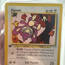 CGC GEM MINT 10 Pokemon Aipom 41/64 2001 Neo Revelation 1st Edition - Image 3
