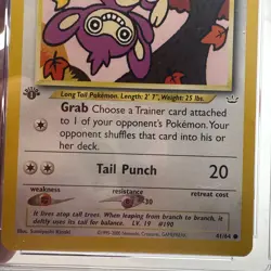 CGC GEM MINT 10 Pokemon Aipom 41/64 2001 Neo Revelation 1st Edition - Image 4