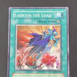Yugioh TCG - Lighten the Load - DR3-EN107 - LP - Unlimited Edition - Common 2006 - Image 4
