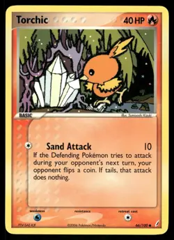 TORCHIC 66/100 C MP CRYSTAL GUARDIANS POKEMON - Image 2
