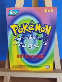 Topps Pokemon Evolution E7, 8, 9 Squirtle Set, Blue Logo, Holo, Never Played - Image 3