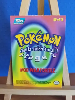 Topps Pokemon Evolution E7, 8, 9 Squirtle Set, Blue Logo, Holo, Never Played - Image 5