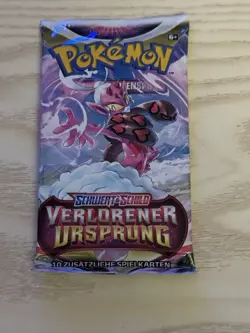 Lost Origin Booster Pack Sealed Enamorus Art GERMAN Pokemon TCG 🇩🇪 - Image 1