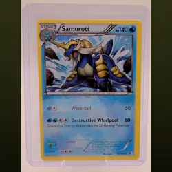 2012 POKEMON BLACK & WHITE BOUNDARIES CROSSED SAMUROTT 41/149 NM - Image 1