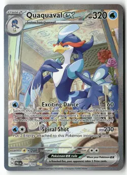 Quaquaval ex 260/193 Special Illustration Rare Paldea Evolved Pokemon Near Mint - Image 1