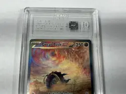 Pokemon Great Tusk ex 246/198 Special Illustration Rare TAG 10 Gem Mint - Image 3