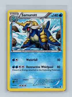 Samurott 41/149 Holo Rare Boundaries Crossed Pokemon Holo Lightly Played - Image 1