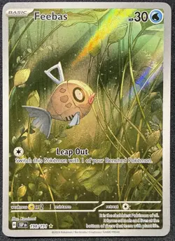 Pokemon TCG Feebas 198/191 Surging Sparks Illustration Rare - Image 1