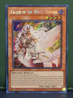 Fallen of the White Dragon BPRO-EN024 Secret Rare Burst Protocol Yugioh Mint 1st - Image 1
