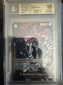 St. Ethanbaron V. Nusjuro (Alternate Art) OP13-080 Carrying On His Will BGS 10 - Image 1