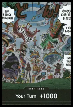 One Piece The Azure Sea's Seven # DON!! Card (Egghead) - Image 1
