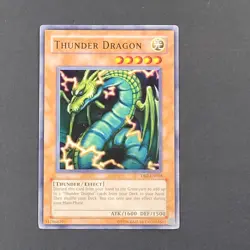 Yugioh TCG - Thunder Dragon- DB2-EN058 - NM/LP, Unlimited, Dark Beginning 2 2005 - Image 2