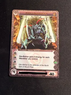 Odu-Bathax - Rare - Chaotic Card - Dawn of Perim 'Max Energy' N/M - Image 1