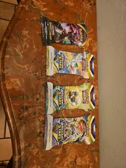 Pokemon SWORD & SHIELDS Booster Pack 4x Sealed Packs, 10 Cards Each Pack. - Image 1