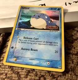 Pokemon Card NM 2007 - Spheal Ex Power Keepers 65/108 Reverse Holo Stamped - Image 2