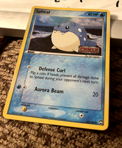 Pokemon Card NM 2007 - Spheal Ex Power Keepers 65/108 Reverse Holo Stamped - Image 5