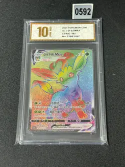 Leafeon VMAX HR CS4aC-165/132 Pokemon Card Chinese Holo Grade 10 - Image 1