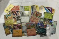 Pokemon TCG Bulk Lot in Collectable Tin Standard Size Card Stock No Dupes - Image 1