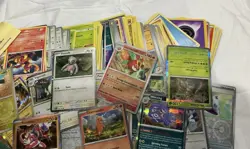 Pokemon TCG Bulk Lot in Collectable Tin Standard Size Card Stock No Dupes - Image 2