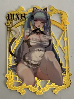 NIKKE MXR Numbered 031/100 Goddess Story METAL Collectible CARD - Image 1