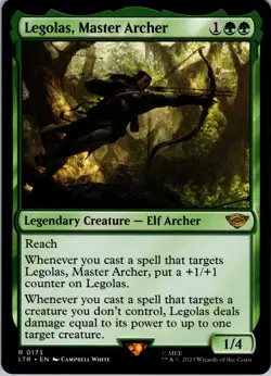 Legolas, Master Archer – R – Legendary Creature — Elf Archer – Normal – Universe - Image 1