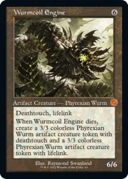 MTG English Wurmcoil Engine NM Normal The Brothers' War: Retro Frame Artifacts - Image 1