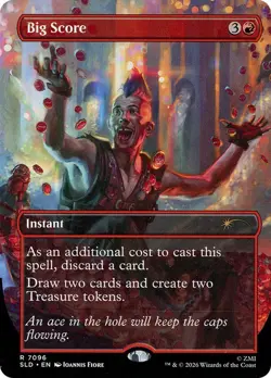 Big Score Fallout Secret Lair NM MTG - Image 1