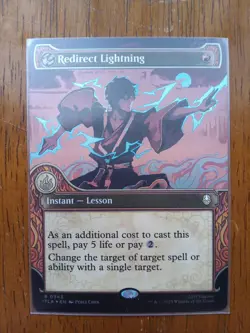 Redirect Lightning (Showcase) #343 (Foil) (NM) TLA Magic MTG - Image 1