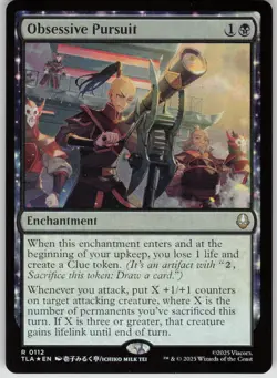 MTG Obsessive Pursuit Foil NM Avatar: The Last Airbender Magic 112 - Image 1