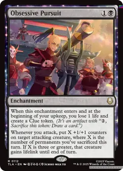 Obsessive Pursuit [TLA - 112] - NM [Foil] TCG MTG - Image 1