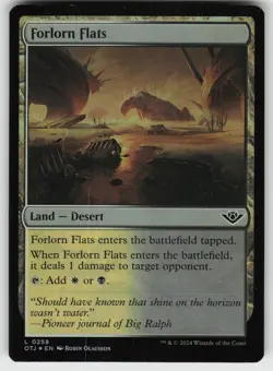 Forlorn Flats Foil L Outlaws of Thunder Junction 258 MTG - Image 1