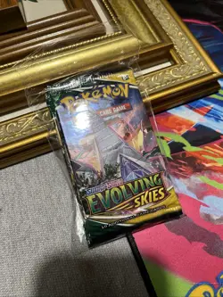 FIRST PRINT RUN!!x4 POKEMON Sword & Shield EVOLVING SKIES SLEEVED BOOSTER PACKS - Image 3
