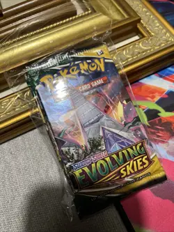 FIRST PRINT RUN!!x4 POKEMON Sword & Shield EVOLVING SKIES SLEEVED BOOSTER PACKS - Image 4
