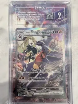 Pokemon TCG Cynthia's Garchomp EX 215/182 - Image 2
