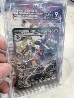 Pokemon TCG Cynthia's Garchomp EX 215/182 - Image 3