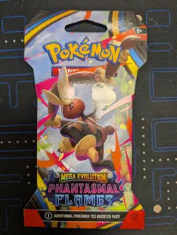 Pokemon TCG Mega Evolution: Phantasmal Flames Sleeved Booster Pack - Image 3
