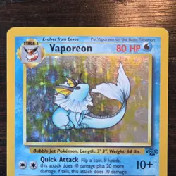 Pokemon Jungle Holo Card Lot Wigglytuff, Clefable, Vaporeon Wizards 1999 - Image 4