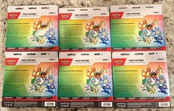 Pokemon TCG First Partner Illustration Collection Series 1 Box *LOT OF 6* - Image 5